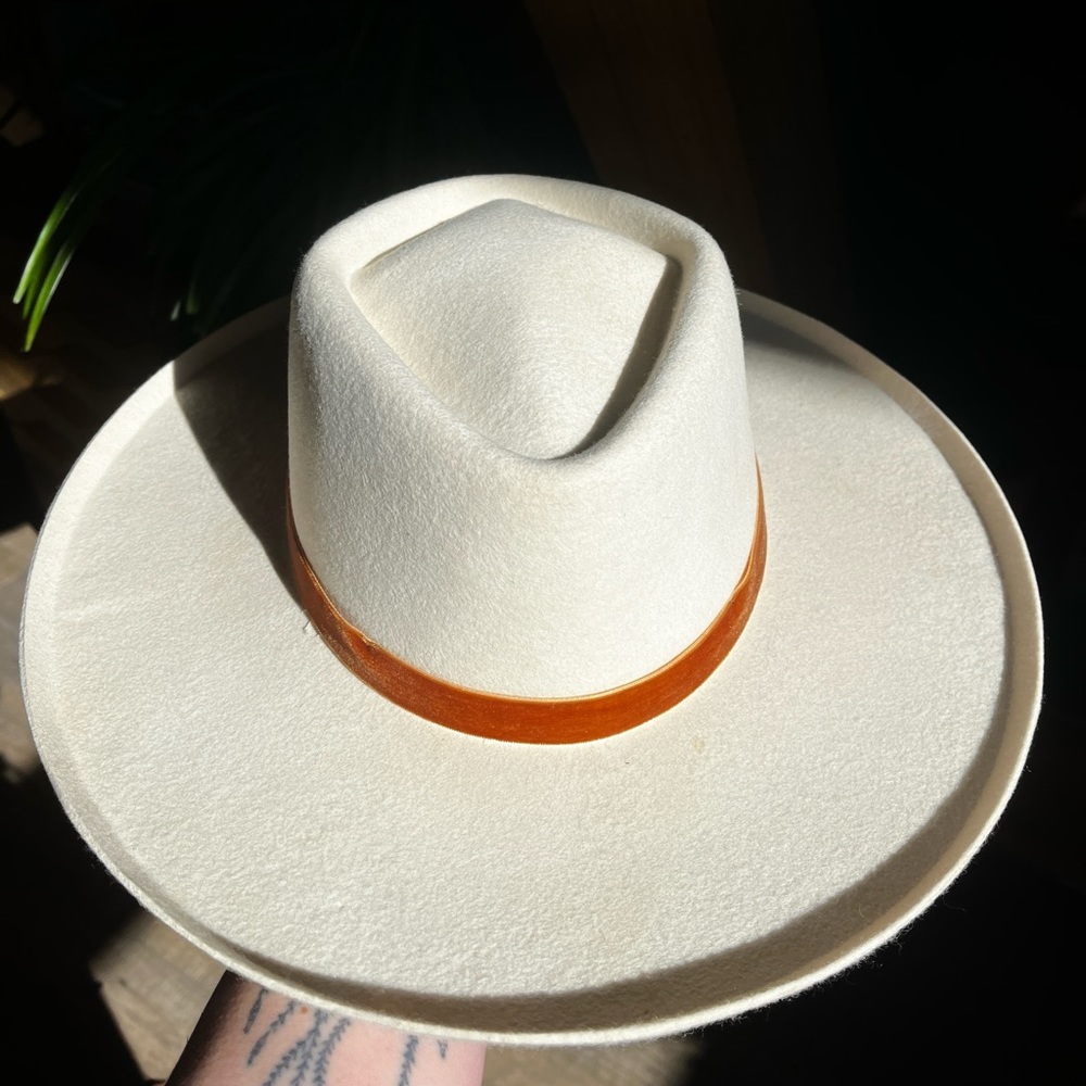 Lack Of Color Cream Australian Wool Rust Velvet W… - image 1